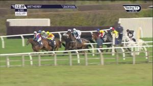 Video preview image for Wetherby 12:08 - Dransfields Ciu Novices' Hurdle (3)