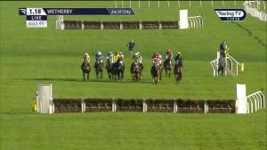 Video preview image for Wetherby 13:18 - Slingsby Gin Peak Cap & Pearls Handicap Hurdle (3)