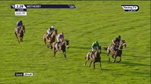 Video preview image for Wetherby 14:28 - All Steels Trading Introductory Hurdle (2)