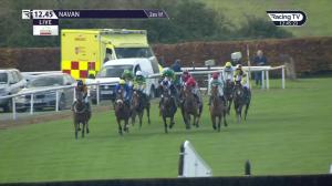 Video preview image for Navan 12:45 - Irish Stallion Farms European Breeders Fund Beginners Chase 