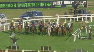 Video preview image for Cheltenham 14:55 - Unibet Greatwood Hurdle (Premier Handicap) (1)
