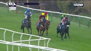 Video preview image for Leicester 13:50 - Join Racing TV Now Conditional Jockeys' Handicap Hurdle (5)