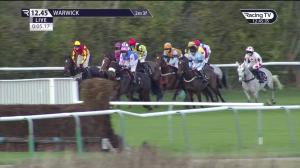 Video preview image for Warwick 12:45 - Denis O'Connell Memorial Conditional Jockeys' Handicap Hurdle (4)