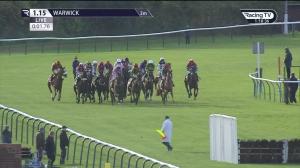 Video preview image for Warwick 13:15 - racingtv.com/freetrial 'National Hunt' Novices' Hurdle (4)