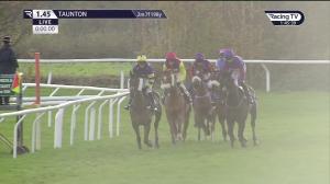 Video preview image for Taunton 13:45 - Every Race Live On Racing TV Novices' Handicap Hurdle (4)