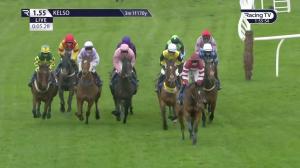 Video preview image for Kelso 13:55 - Racing TV 100% Profits Returned To Racing Handicap Hurdle (4)