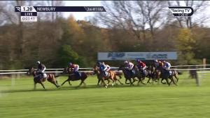 Video preview image for Newbury 13:20 - Coral Get Closer To The Action Novices' Hurdle (3)