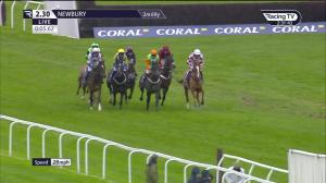 Video preview image for Newbury 14:30 - Coral Bet Bundles Intermediate Handicap Hurdle (Gerry Feilden) (Premier Handicap) (1)