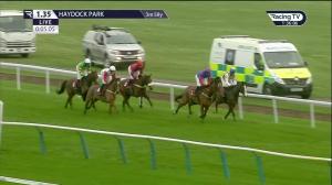 Video preview image for Haydock Park 13:35 - Jewson Wigan Maiden Hurdle (4)