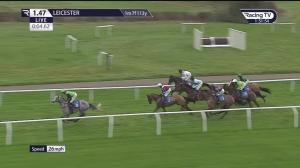 Video preview image for Leicester 13:47 - Watch On Racing TV Novices' Hurdle (3)