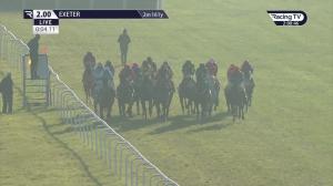Video preview image for Exeter 14:00 - British Stallion Studs EBF 'National Hunt' Novices' Hurdle (Qualifier) (4)