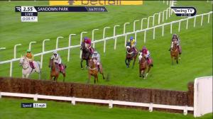 Video preview image for Sandown Park 14:55 - Best Odds On The Betfair Exchange Handicap Chase (3)