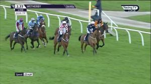 Video preview image for Wetherby 14:33 - Best Odds Guaranteed Daily At Vickers.Bet Novices' Handicap Chase (4)