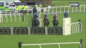 Video preview image for Musselburgh 14:40 - 100% Racing TV Profits Back To Racing Handicap Hurdle (Qualifier) (3)