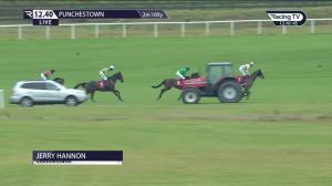 Video preview image for Punchestown 12:40 - Jim Ryan Racecourse Services Rated Novice Hurdle