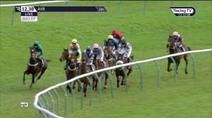 Video preview image for Ayr 12:30 - Coral Racing Club Join For Free Conditional Jockeys' Handicap Hurdle (5)