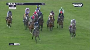 Video preview image for Wetherby 15:20 - William Hill Betting TV Handicap Hurdle (Qualifier) (4)
