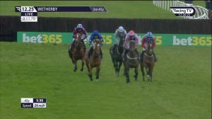 Video preview image for Wetherby 12:25 - William Hill Pick Your Places Mares' Handicap Chase (Qualifier) (4)