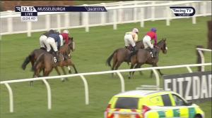 Video preview image for Musselburgh 12:15 - Fitzdares Conditional Jockeys' Handicap Hurdle (Qualifier) (4)