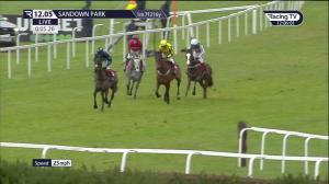 Video preview image for Sandown Park 12:05 - Unibet Extra Places Every Day Juvenile Hurdle (3)