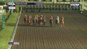 Video preview image for Kempton Park 20:30 - Unibet Support Safe Gambling Handicap (6)
