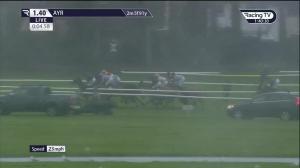 Video preview image for Ayr 13:40 - racingtv.com Conditional Jockeys' Novices' Handicap Hurdle (5)