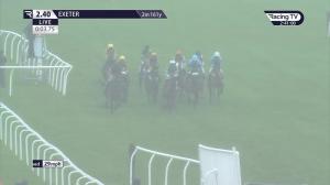 Video preview image for Exeter 14:40 - British Racing School 40th Anniversary 'National Hunt' Maiden Hurdle (4)