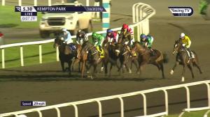 Video preview image for Kempton Park 17:30 - Unibet Horserace Betting Operator Of The Year Restricted Novice Stakes (5)