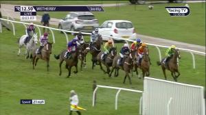 Video preview image for Wetherby 12:50 - racingtv.com/freemonth Conditional Jockeys' Handicap Chase (Qualifier) (4)