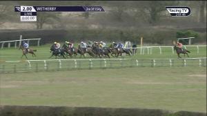 Video preview image for Wetherby 14:00 - racingtv.com Handicap Hurdle (Qualifier) (5)