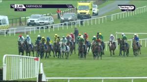 Video preview image for Fairyhouse 14:46 - Rich History & Well Chosen @ Kedrah House Stud Maiden Hurdle 