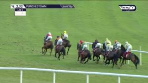 Video preview image for Punchestown 14:32 - Bar One Racing 'We Lay You A Bet' (C&G) Maiden Hurdle