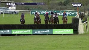 Video preview image for Fakenham 15:50 - Fakenham Racecourse Supports Racing To School Novices' Handicap Chase (5)