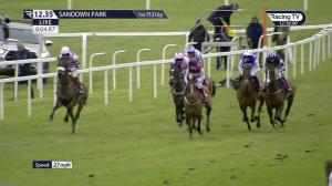 Video preview image for Sandown Park 12:35 - Virgin Bet Novices' Hurdle (Qualifier) (3)