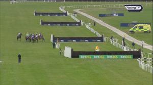 Video preview image for Wetherby 15:55 - Good Luck Vicki - You'll Be Missed Open Hunters' Chase (5)