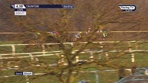 Video preview image for Taunton 16:30 - Free Racing On Monday 13th March Handicap Hurdle (5) (Div 1)