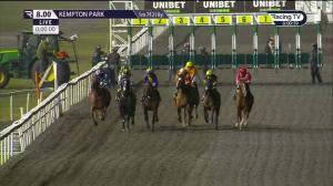Video preview image for Kempton Park 20:00 - Unibet 3 Uniboosts A Day Conditions Stakes (Qualifier) (2)