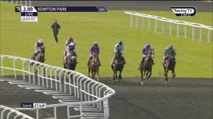 Video preview image for Kempton Park 14:00 - Every Race Live On Racing TV Novices' Handicap Chase (4)