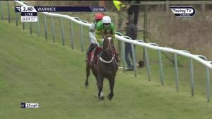 Video preview image for Warwick 14:40 - Virgin Bet Kingmaker Novices' Chase (Grade 2) (1)