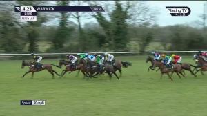 Video preview image for Warwick 16:23 - Virgin Bet Fives Handicap Hurdle (5)