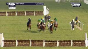Video preview image for Wetherby 15:15 - Join Racing TV Now Handicap Hurdle (2)