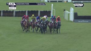 Video preview image for Sandown Park 16:45 - Rolfe Judd Novices' Handicap Hurdle (4)