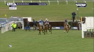 Video preview image for Musselburgh 14:20 - George Crawford Legacy Trust Novices' Handicap Chase (5)