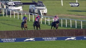 Video preview image for Newbury 16:10 - Kevin & Karen Waller's 60th Birthday Handicap Chase (3)