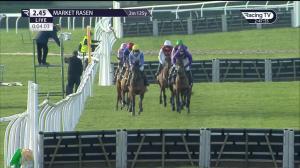 Video preview image for Market Rasen 14:45 - Premier League Offers At rhino.bet EBF Mares' 'National Hunt' Novices' Hurdle (Qualifier) (3)