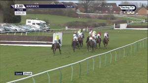 Video preview image for Warwick 14:00 - Join A Kim Bailey Racing Syndicate 'Hands & Heels' Handicap Hurdle (Conditional Jockeys' and Amateur Riders') (5)
