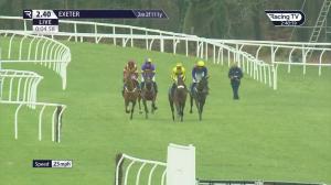 Video preview image for Exeter 14:40 - Virgin Bet Daily Money Back Novices' Hurdle (4)