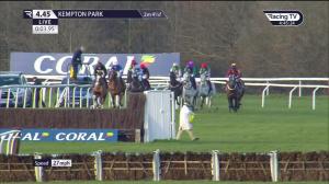Video preview image for Kempton Park 16:45 - Coral Bet Bundles Handicap Chase (3)