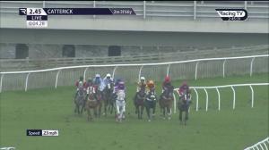 Video preview image for Catterick Bridge 14:45 - Racing TV Club Day Today Female Jockeys' Handicap Hurdle (Qualifier) (5)
