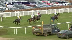 Video preview image for Musselburgh 14:20 - Watch On Racing TV Novices' Handicap Chase (4)